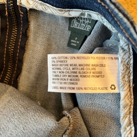 Wild Fable Dark Blue Denim Mini Skirt - Picture 3 of 4